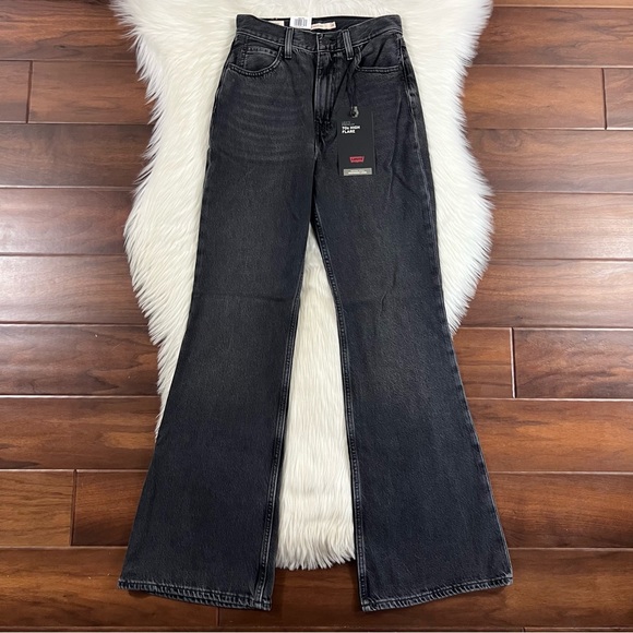 Levi's Denim - Levi's Women’s Size 25 x 32 Such A Doozie‎ 70's High Flare Denim Jeans